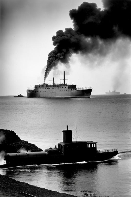 72152-319288122-barnum, locomotive_submarine on water surface, 1890, (seaside, island in background_1.1), smoke, mist.png